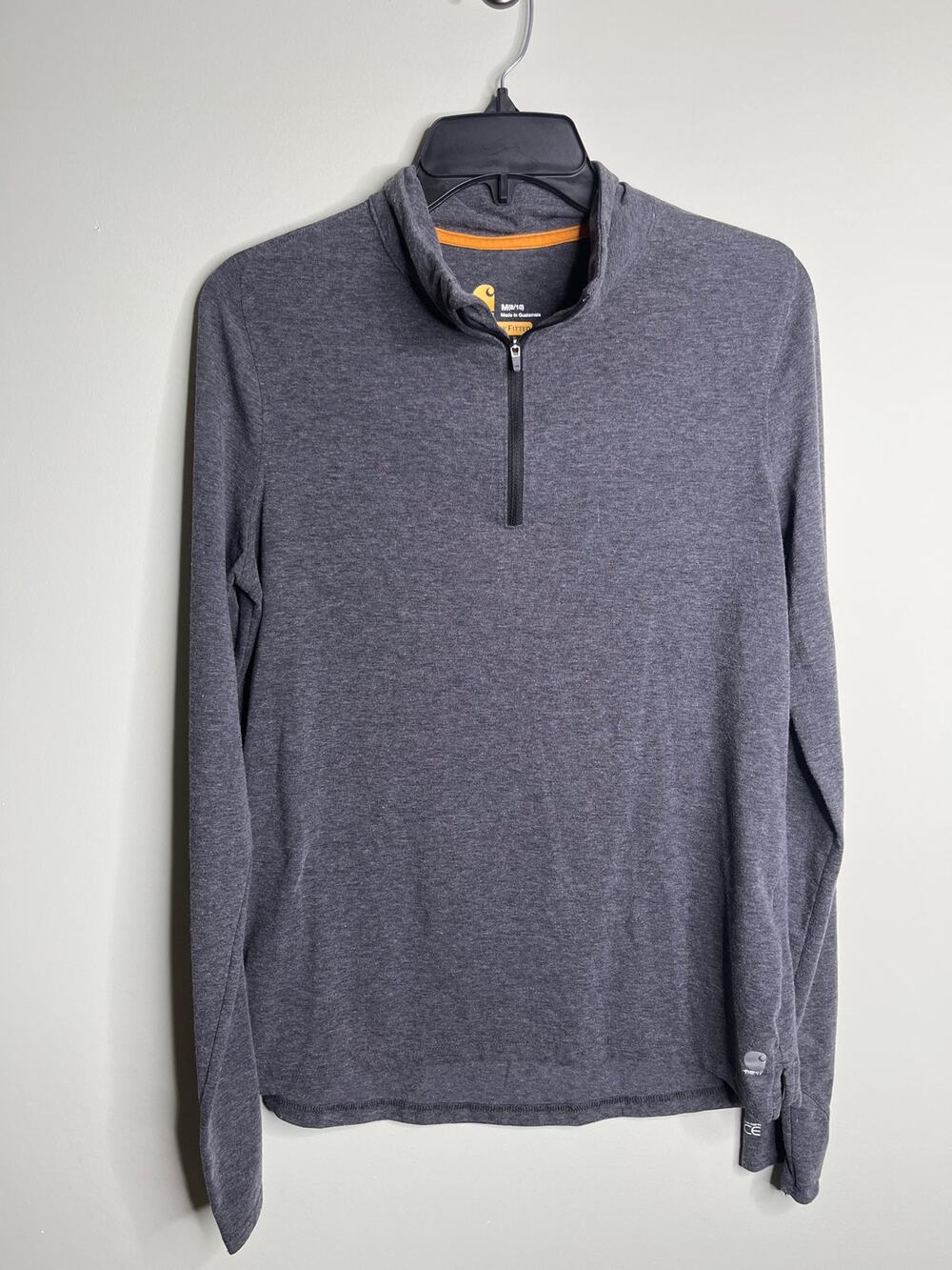 Carhartt women's Force Grey Lightweight 1/4 Zip Medium